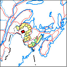 location map for Open File 1953