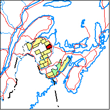 location map for Open File 1954